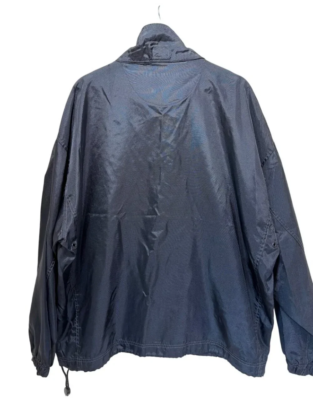 J. Crew Vintage 90's Navy Anorak Oarsman Half Zip Windbreaker